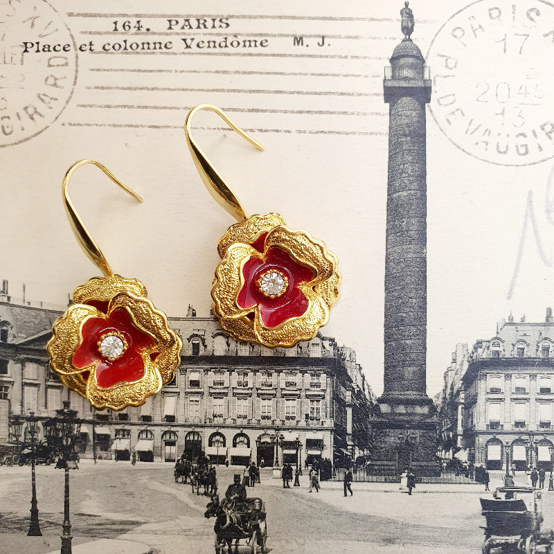 Boucles d'oreilles ORCHIS