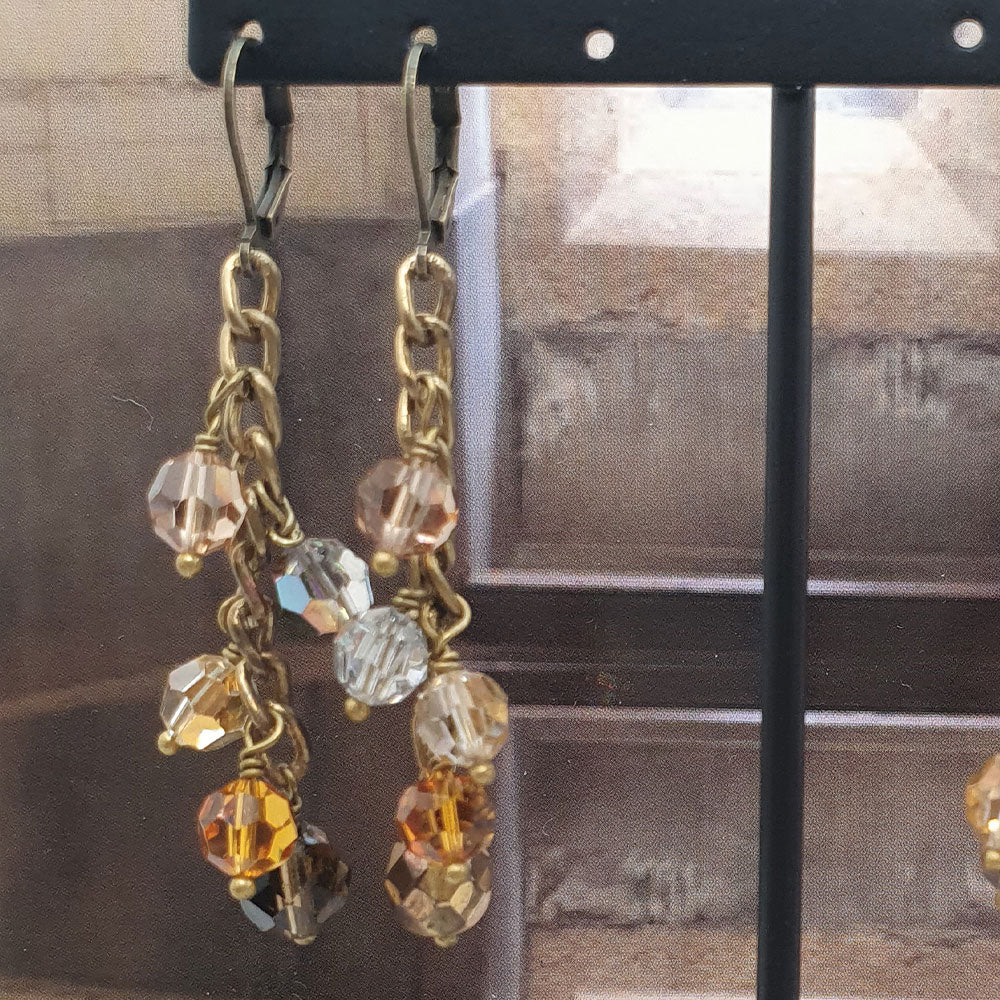 Boucles d'oreilles BRONZE - Collection DELPHINE
