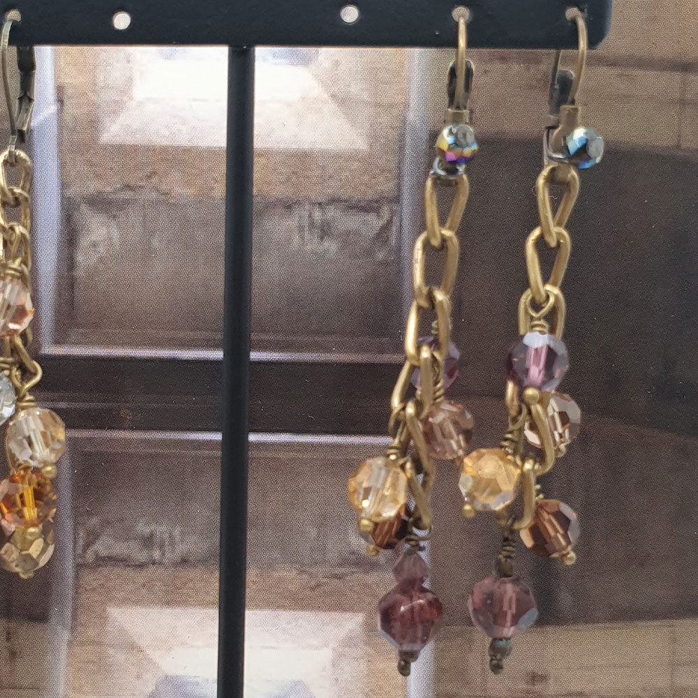 Boucles d'oreilles BRONZE - Collection DELPHINE