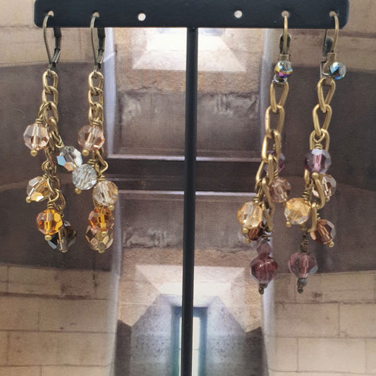 Boucles d'oreilles BRONZE - Collection DELPHINE