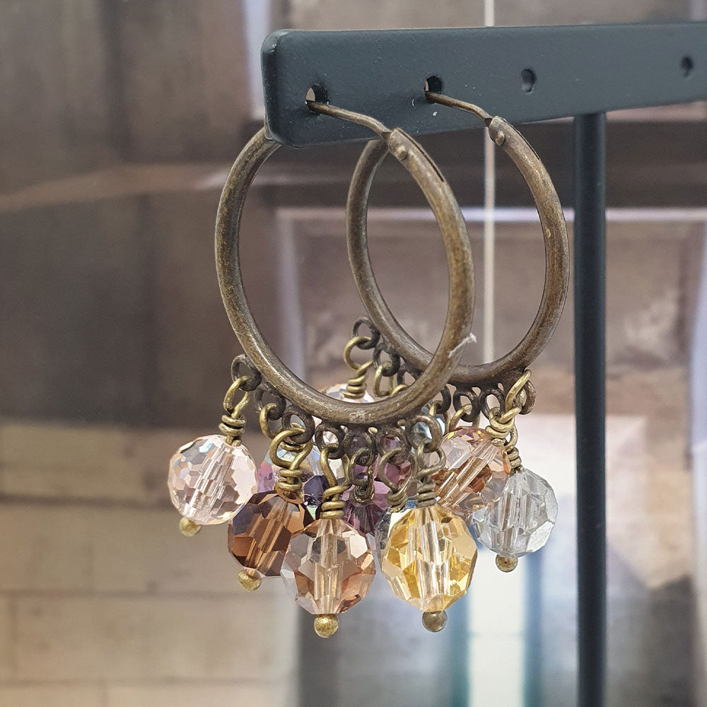 Boucles d'oreilles BRONZE - Collection DELPHINE
