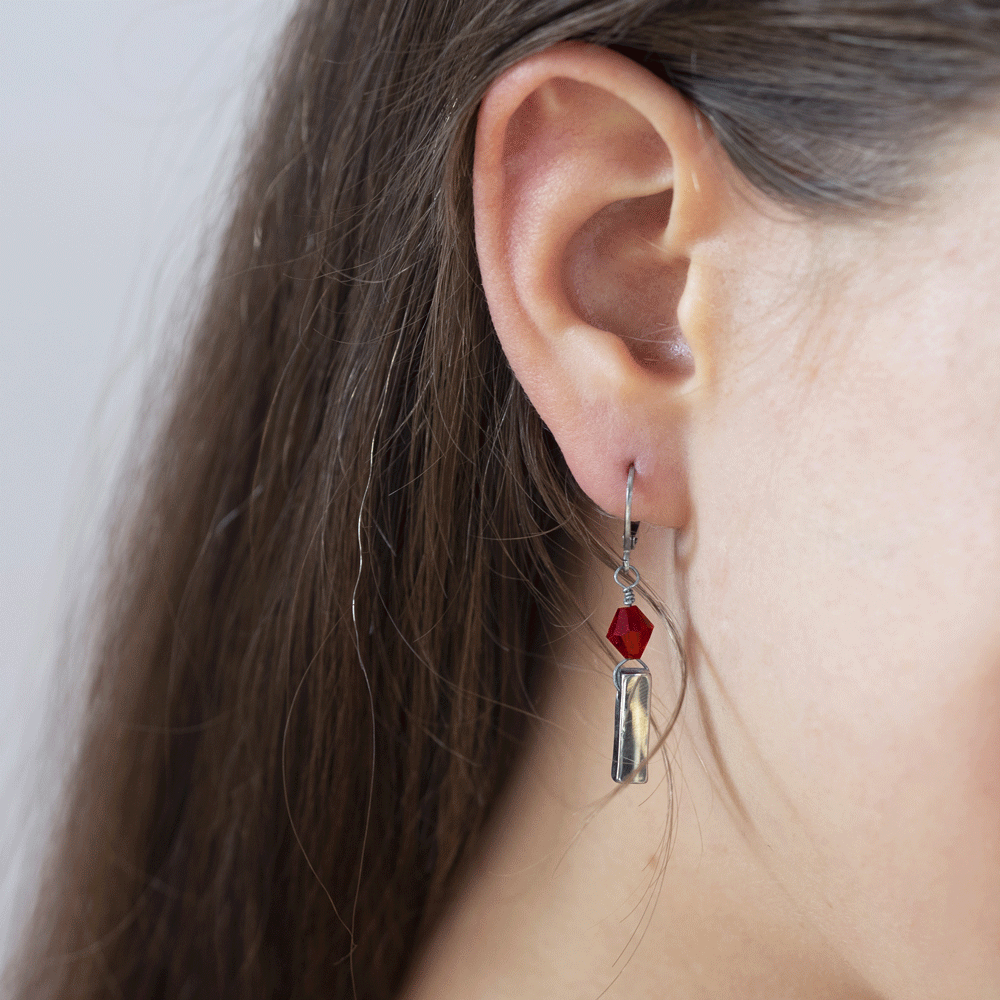 Boucles d'oreilles Grenade